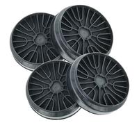 vhbw 4x Activated Carbon Filter compatible with Neff D62PBCONOE/02, D65IEE150/02, D62PBCONO0/01, D62PBCONOB/01, D62PBCOND/02 Extractor Hood - 19 cm