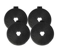 vhbw 4x Activated Carbon Filter compatible with Teka DB 1 90, DB 1 70, DB 90, DB 60, DBB 60 SS, DB1-60 VR01, DBB70 SS Extractor Hood - 20 cm