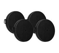 vhbw 4x Activated Carbon Filter compatible with Zanussi CA956DEX, ZHC60136X, CA256N, CA256B, 94212282800, 94212268000 Extractor Hood - 21 cm