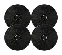 vhbw 4x Activated Carbon Filter Replacement for Klarstein 10035386 for Extractor Hood - 16 cm