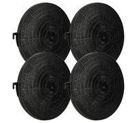 vhbw 4x Activated Carbon Filters Compatible with Faure CHM150W 94264029700 Cooker Hood - 21 cm