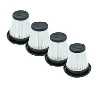 vhbw 4x Cartridge Filter compatible with Stihl SEA 20 Wet and Dry Vacuum Cleaner - Black White