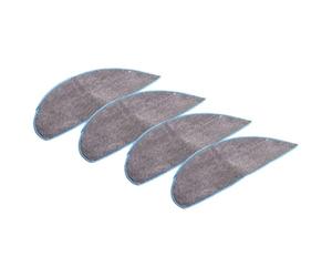 vhbw 4x Cleaning Cloth compatible with iRobot Roomba Combo Essential Y0110, Y0140, Y011240, Y0112, Y011040, 2, Y051240 Robotic Vacuum Cleaner