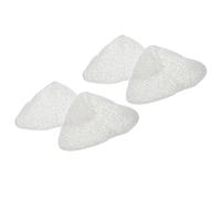 vhbw 4X Cleaning Pad Replacement for Vileda 146576 for Hot Spray Steamer, Steam Mop - Microfibre White