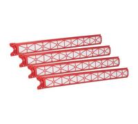 vhbw 4x Filter compatible with Dyson PencilVac Fluffy SV50 FF | for Fluffycones SV50 FC Vacuum Cleaner - HEPA filter Red