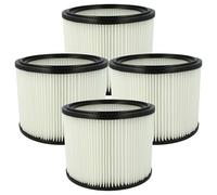 vhbw 4x Filter Element compatible with Mirka 1025 L, 1230, 415, 915 M, 915 L Wet/Dry Vacuum Cleaner