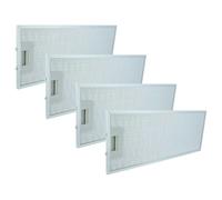 vhbw 4x Filter Metal Grease Filter compatible with Siemens LI23030/08, LI23030/09, LI23030/06, LI23030/07, LI23030CH Extractor Fan metal