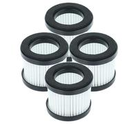 vhbw 4x Filter Replacement for Kärcher 2.863-328.0 for Vacuum Cleaner - HEPA Filter Black White