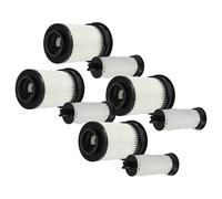 vhbw 4x Filter Replacement for Miele HX-FSF, HX-FSX for Vacuum Cleaner - combi-filter (pre-filter + HEPA-filter) Black White