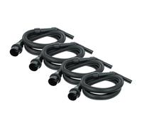 vhbw 4X Hose Compatible with Kärcher NT14/1 ECO, NT 14/1, NT 14/1 Ap, NT 14/1 Ap Te Adv Vacuum Cleaner - 2 m2 m, Handle