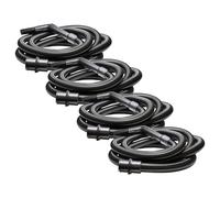 vhbw 4X Hose Compatible with Kärcher NT14/1 ECO, NT 14/1, NT 14/1 Ap, NT 14/1 Ap Te Adv Vacuum Cleaner - 5.5 m, Handle