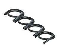 vhbw 4X Hose Compatible with Nilfisk Business + Vacuum Cleaner - Flexible, 1.8 m, Handle, 32mm Round Connection