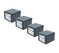 vhbw 4x Leisure Vehicle Battery compatible with The Box MBA120W MKII, MBA120W Caravan Boat Camping Motorhome (6 Ah, 12 V, AGM), 10.8 x 9.1 x 7.2 cm