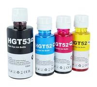vhbw 4x Refill Ink compatible with HP Smart Tank 5106, 7005, 558, 530, 670, 516, 515 Printer - Refill Set, cyan, magenta, yellow, black