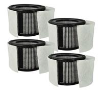 vhbw 4x Replacement Filter compatible with Leifheit/Soehnle Airfresh Clean 300, 400 Humidifier, Air Purifier