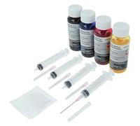 vhbw 4x Sublimation Ink compatible with Ricoh Aficio SG 3110 Sublimation Printer - Refill Set, cyan, magenta, yellow, black, 100ml
