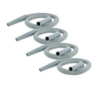 vhbw 4X Universal Hose Extension for Most Common Vacuum Cleaners - Flexible, 100 cm to 500 cm