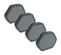 vhbw 4x Vacuum Cleaner Filter compatible with Bosch BGS 2UPWER1/11, 2UCHAMP/11, 2UCO1GB/11, 2UECO/11 Vacuum Cleaner - Foam Filter Black White