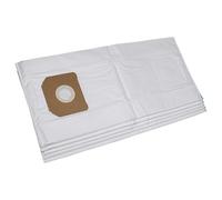 vhbw 5 microfleece Dust Bags compatible with Flex S36, S36M, VC-35L, VCE-35L Vacuum Cleaner, White