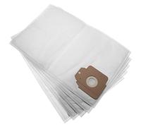 vhbw 5 microfleece Dust Bags compatible with Kärcher CV 38/2 Adv, CV 38/2 Professional, CV 48/2 Vacuum Cleaner, 40,45cm x 25.6cm, White