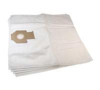 vhbw 5 microfleece Dust Bags Replacement for Nilfisk 302004004 for Vacuum Cleaner, 64cm x 58cm, White
