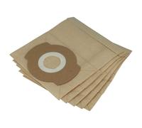 vhbw 5 Paper Dust Bags Replacement for Bosch 2609256F34 for Vacuum Cleaner, 18.1cm x 15.2cm, brown