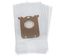 vhbw 5 x Vacuum Cleaner Bags Compatible with AEG Maximus AM 7120, AM 7010, AM 7020, AM 7030, AM 7110 Vacuum Cleaner - Micro Fleece, 28.6 cm x 17 cm, White