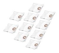 vhbw 50 microfleece Dust Bags compatible with Makita 446L, VC2010L, VC2021L, VC2511, VC2512L, VC3011L Vacuum Cleaner, White