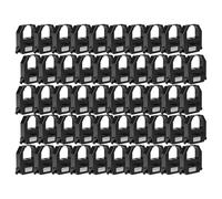 vhbw 50x Ribbon Cartridge Compatible with Amano BX6000, CP3000, EX3000, EX3000N, EX4000, EX5000 Dot Matrix, Receipt Printer - Black Ink Ribbon