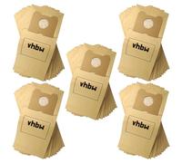 vhbw 50x Vacuum Cleaner Bag compatible with Philips HR 6836 Triathlon, 6841, 6835 Triathlon Vacuum Cleaner, 22 cm x 19.5 cm, Sand-Coloured