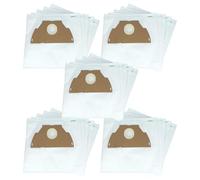 vhbw 50x Vacuum Cleaner Bag compatible with Tornado T 185 / T185, TB 101 / TB101, TO 1110 Elyps Vacuum Cleaner - Microfleece, 28cm x 21,5cm, White