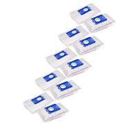 vhbw 50x Vacuum Cleaner Bag Replacement for Menalux 1800 (DCT 197) for Vacuum Cleaner, Microfleece, 28 cm x 17.5 cm, White