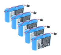 vhbw 5x Battery compatible with ABB IRB 2400 M2000, 2400 M2000A, 2400 M2004, 2600 M2004, 1600 M2004 Industrial Robot (17000 mAh, 10.8 V, Li-SOCl2)