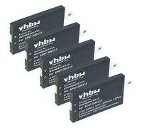 vhbw 5x Battery compatible with Datalogic Memor X3, CVR2, Memor NFP, DL-Memor Barcode Scanner POS (1100 mAh, 3.7 V, Li-Ion)