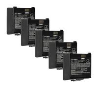 vhbw 5x Battery compatible with Epson Mobilink TM-P20II Printer Copier Scanner Label Maker (1150 mAh, 7.4 V, Li-Ion)