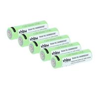 vhbw 5x Battery compatible with Ledlenser MH5, ML4, ML4 Warm Light, P5R Core, MH3, MH4, iH5R, iH5 Torch, Headlamp (0.92 Ah, 3.6 V, Li-Ion)