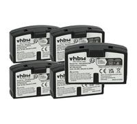 vhbw 5x Battery compatible with Sennheiser HDR6, HDR4, HDR40, HDR30, HDR54, HDR 45, HDR 60 Wireless Headset Headphones (60 mAh, 2.4 V, NiMH)