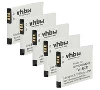 vhbw 5x Battery compatible with Siemens Gigaset SL788, SL78H, SL785 Wireless Landline Phone (950 mAh, 3.7 V, Li-Ion)