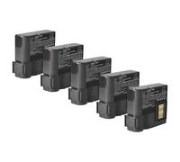 vhbw 5x Battery compatible with Zebra QLN420, ZQ630 Printer Copier Scanner Label Maker (4400 mAh, 7.4 V, Li-Ion)
