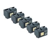 vhbw 5x Battery compatible with Zebra ZQ510, ZQ511 RFID, ZQ500, ZQ511 Printer Copier Scanner Label Maker (5200 mAh, 7.4 V, Li-Ion)
