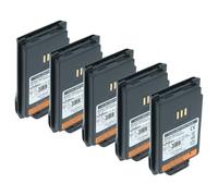 vhbw 5x Battery Replacement for Hytera BL1504, BL2020-EX, BL2020 for Radio, Walkie-Talkie (1500 mAh, 7.4 V, Li-Ion)