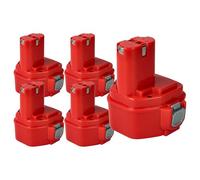 vhbw 5x Battery Replacement for Klauke RA4, RA5, RA3 for Power Tools (3000 mAh, NiMH, 12 V)