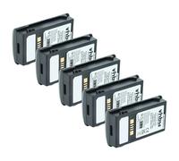 vhbw 5x Battery Replacement for Motorola BTRY-MC32-52MA-10