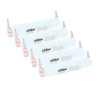 vhbw 5x Battery Replacement for Schneider OVA TD110431 for Escape Route, Emergency Light (2000 mAh, 3.6 V, NiCd)