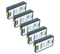 vhbw 5x Battery Replacement for Zebra BTRY-MC3XKABOE for Barcode Scanner POS (4400 mAh, 3.7 V, Li-Ion)
