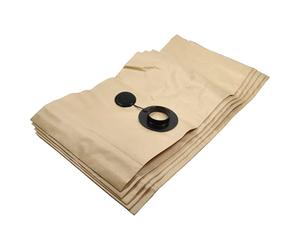 vhbw 5x Filter Bag compatible with Festool FIS-SR 5/6 /5, SR 200 / E, SR 212 Dust Extractor, paper, 29.7 cm x 99.6 cm, Sand-Coloured