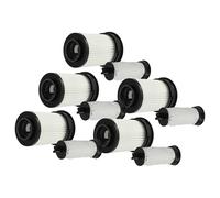 vhbw 5x Filter Replacement for Miele 4002516262756, 11385020, 41996704EU1 for Vacuum Cleaner - combi-filter (pre-filter + HEPA-filter) Black White