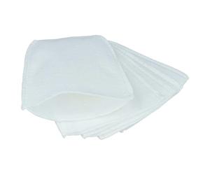 vhbw 5x Fine Filter compatible with Makita CL070DS, CL100, CL100D, CL100DZX, CL106, CL106D, CL183, CL183D, DCL180 Vacuum Cleaner - Fleece Filter White
