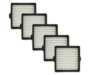 vhbw 5x Flat-Fold Filter compatible with Ryobi R18HV-0, R18HVF-0, P714K Handheld, Vacuum Cleaner - Pleated Filter Element