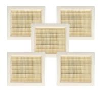 vhbw 5x Flat-Fold Filter H11 Replacement for Worx WA6078 for Vacuum Cleaner - Pleated Filter Element
